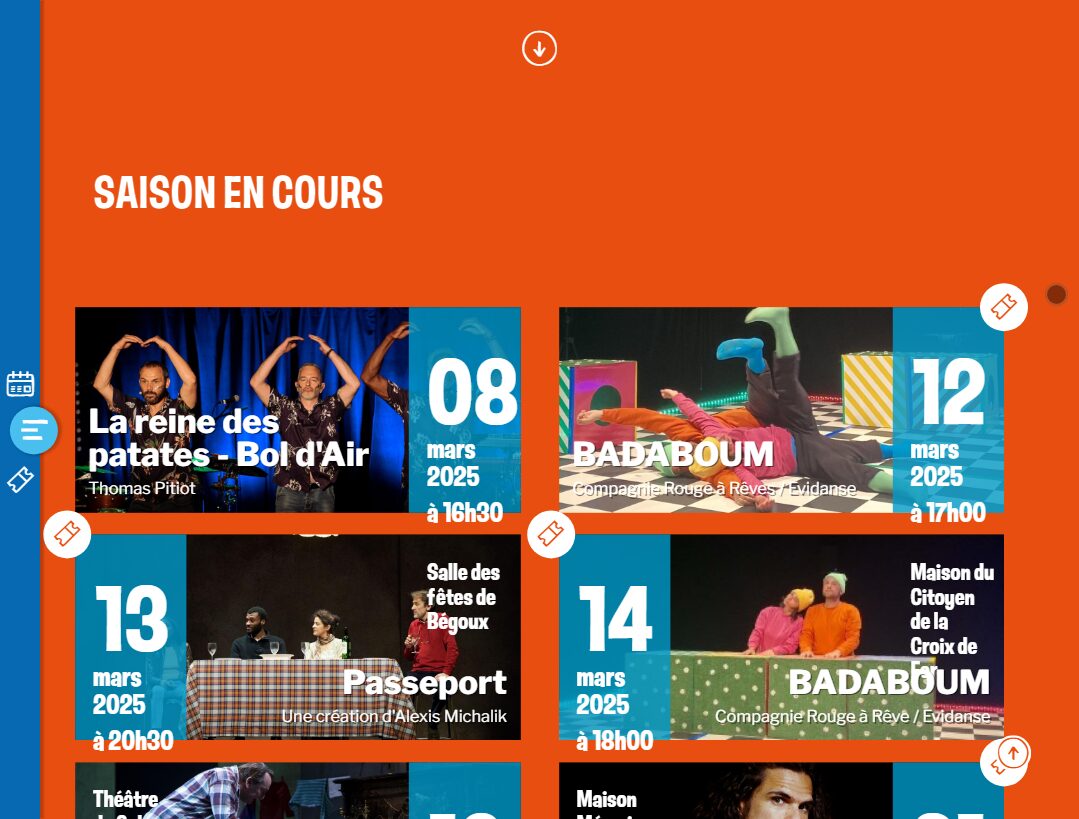Saison en cours _ Saison Ouverte Saison en cours _ Saison Ouverte